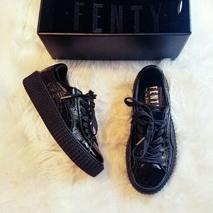 Puma Fenty Creeper Black Sneakers + Free Gift